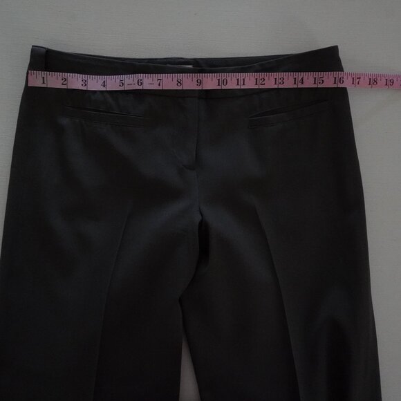 Burberry Wide Leg flat front dress slacks Trousers Size 8 - Picture 3 of 11